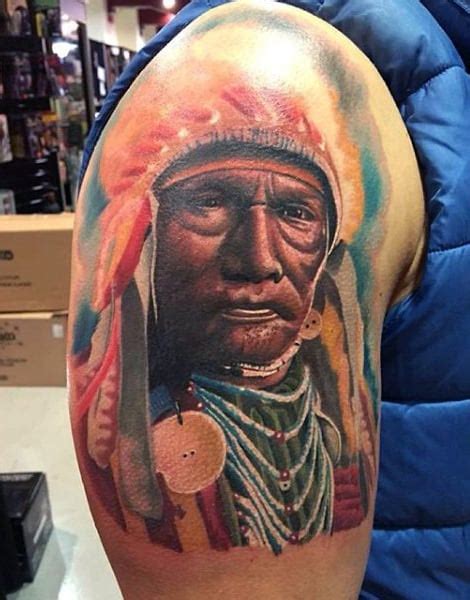 Native American Tribal Tattoo Sleeve Cresswell Thaton1982