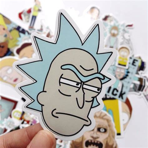 2019 Drama Rick And Morty Stickers Decal For Snowboard Laptop Luggage