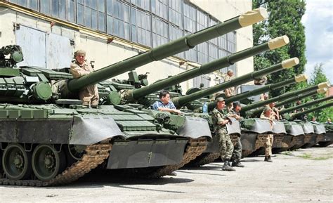 Asian Defence News Ukraine T 80 Tank Overhaul Factory