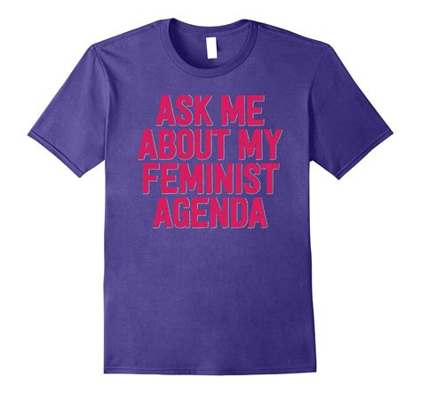 Ask Me About My Feminist Agenda T Shirt Art Artvinatee