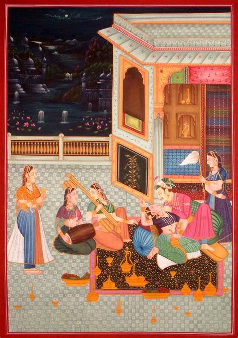 mughal harem exotic india art