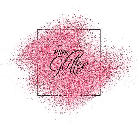 Premium Vector Pink Glitter Effect With Shiny Texture