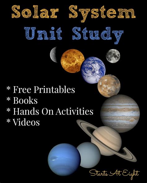 Solar System Unit Study Elementary Science Solar System Activities
