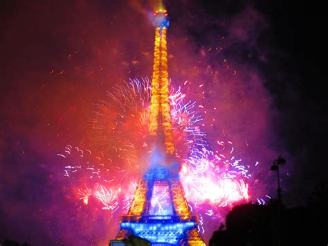 Fireworks At The Eiffel Tower Bastille Day 2014 Melissa Anderson