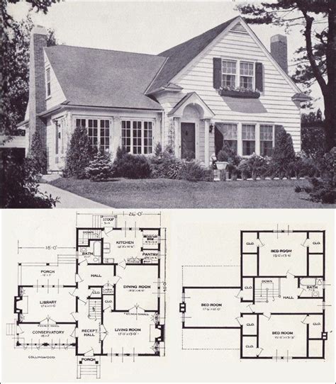 Pin By Briana Thomas On Architecture Vintage House Plans House Plans