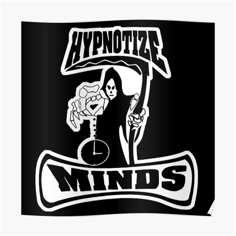 Hypnotize Minds Logo Hypnotize Minds Facemask Black With Red Logo