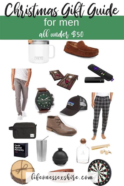 Christmas gifts for him under $50. Gift guide for him (all under $50) that he will love ...
