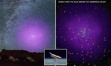 Nasas Hubble Space Telescope Maps Gas Halo Surround Andromeda Galaxy