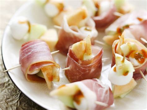 Ham Melon And Cheese Bites Recipe Eat Smarter Usa