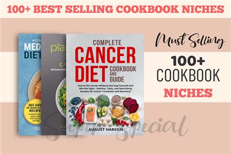 Best Selling Cookbook Niches Kdp Graphic By Elimesherstudio Creative Fabrica