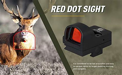 Canis Latrans 2moa Mini Red Dot Scope Shock Resistanceandwaterproof