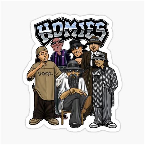 Homies Lil Homies Sticker For Sale By Enviousobjects2 Redbubble