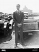 John Jacob Astor VI standing by a car in Newport, Rhode Island, ca 1935 ...