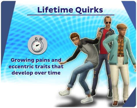 Lifetime Quirks By Kuttoe The Sims 4 Mods Traits The Sims 4