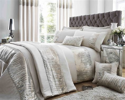 Antionette Embelished Sequin Luxury Bedding Duvet Sets - 3 Colours | eBay