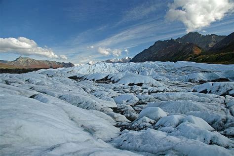 Alaska Glacier Ice Ice Mountain Glacier Mountain Landscape