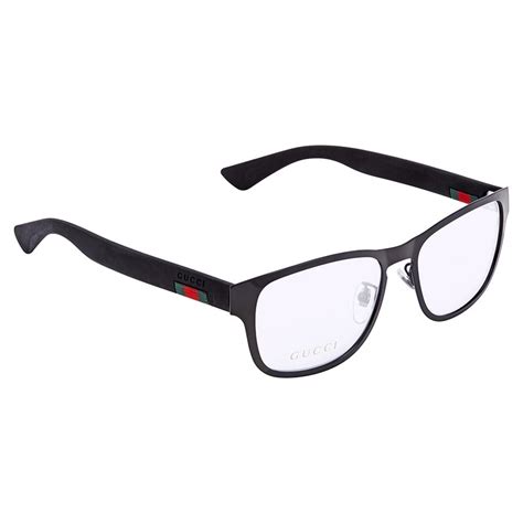 New Gucci Frames Black Metal Eyeglasses Gg01750 002 54 Mm Buy 100