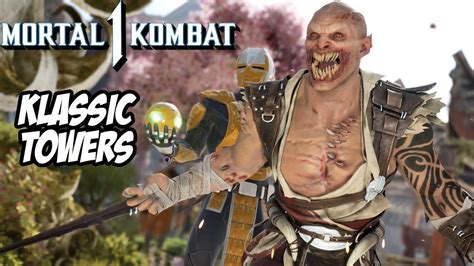 Mortal Kombat Klassic Towers Mode With Baraka Hard Mode Youtube