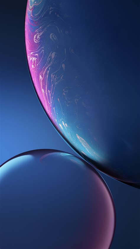 Blue Bubbles Iphone Xr Stock Wallpapers Hd Wallpapers Id 25919