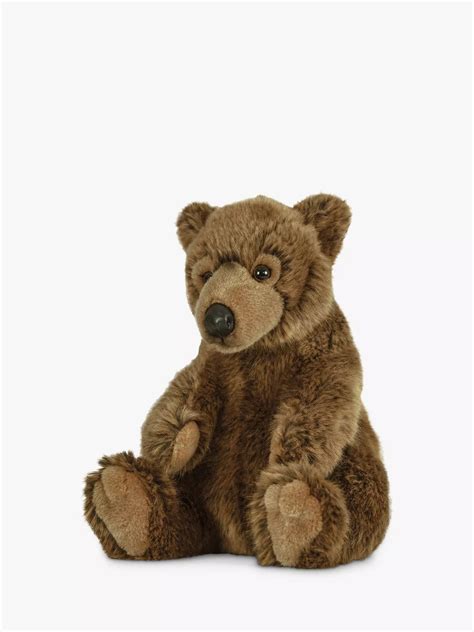 Living Nature Brown Bear Plush Soft Toy At John Lewis And Partners