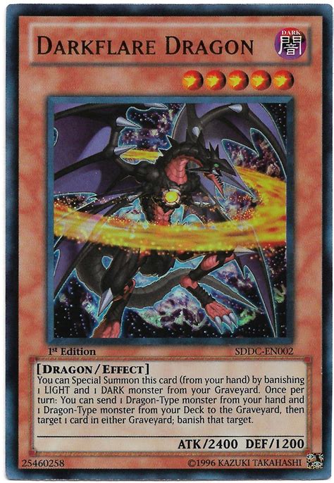 Yu Gi Oh Card Review Darkflare Dragon Awesome Card Games