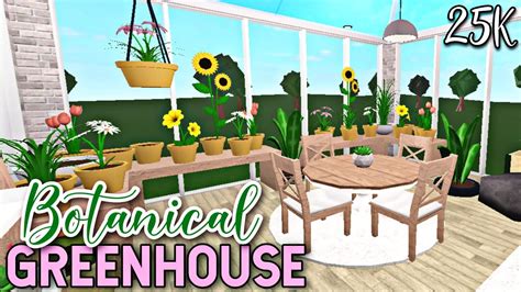 Bloxburg Botanical Greenhouse Speedbuildhouse Buildtour Aesthetic