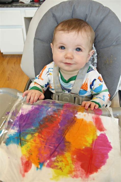 Baby Painting Idea Mess Free Budget Savvy Diva Baby Painting