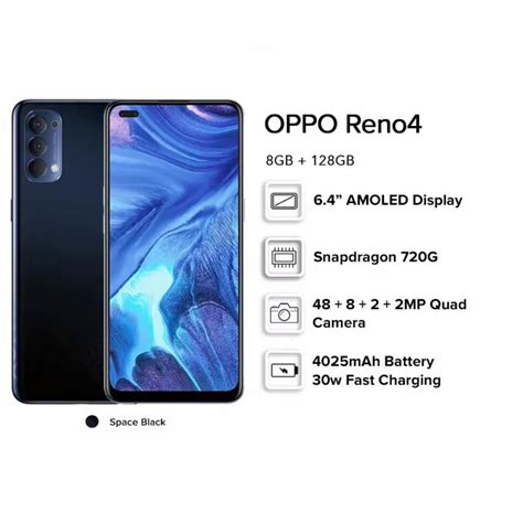 OPPO RENO 4 8 RAM 128 ROM Original Malaysia Demo Set Shopee