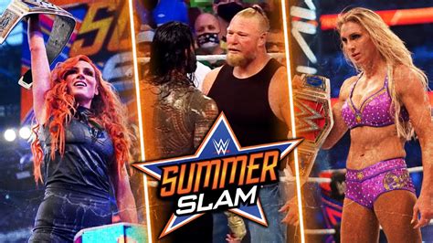 What Happened At Wwe Summerslam Youtube