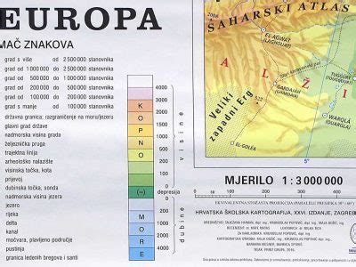 EUROPA Hrvatska školska kartografija