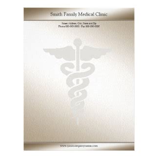 A doctor is not only responsible for checking the patients and giving them a medicine course to get cured, but they also have some paperwork. Doctor Letterhead | Zazzle