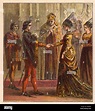 The marriage of Henry V of England and Catherine de Valois, the ...