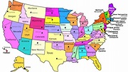 Us Map With States Labeled Printable - Printable US Maps