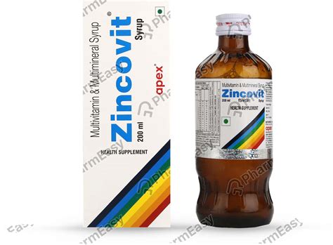 Buy Zincovit Bottle Of 200ml Syrup Green Online And Get Upto 60 Off At