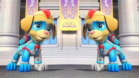 Paw Patrol Mighty Pups Super Pups Pups And The Big Twin Trick Funny