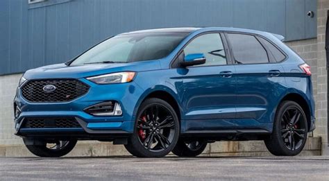 2024 Ford Edge Red Silver Blue Competitors