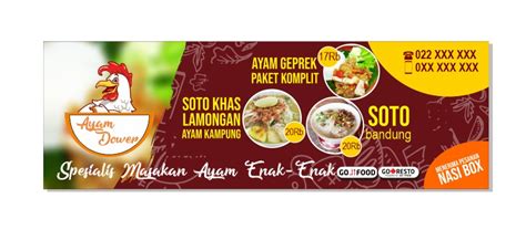 Download Contoh Spanduk Warung Makan Unik Format Cdr Karyaku