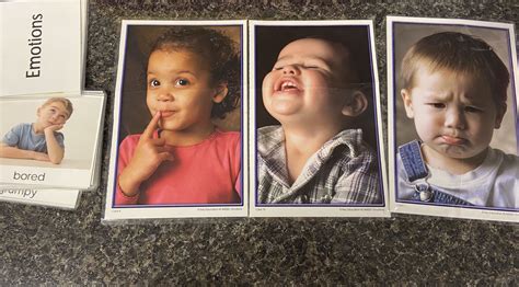 Printed Pictures Of Real Life Images Of Children To Show Emotion