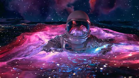 Floating In Space Wallpaper 4k Pc Aesthetic Imagesee