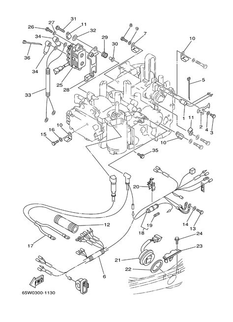 It shows the parts of the circuit as streamlined shapes, as well as the power and also signal connections in between the tools. 2014 Yamaha 150 Hp Trim Wiring Diagram : Rn 6125 Yamaha 60 ...