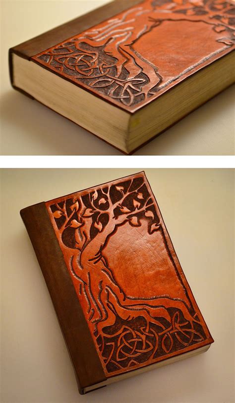 Bind A Book In Tooled Leather Leather Book Covers Book Binding Book