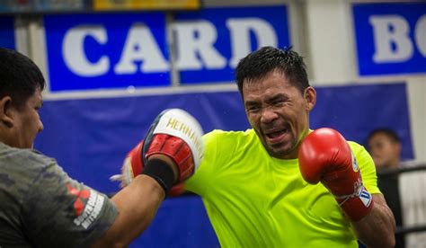 Manny Pacquiaos Son Jimuel Gets Into The Ring To Join His Father In