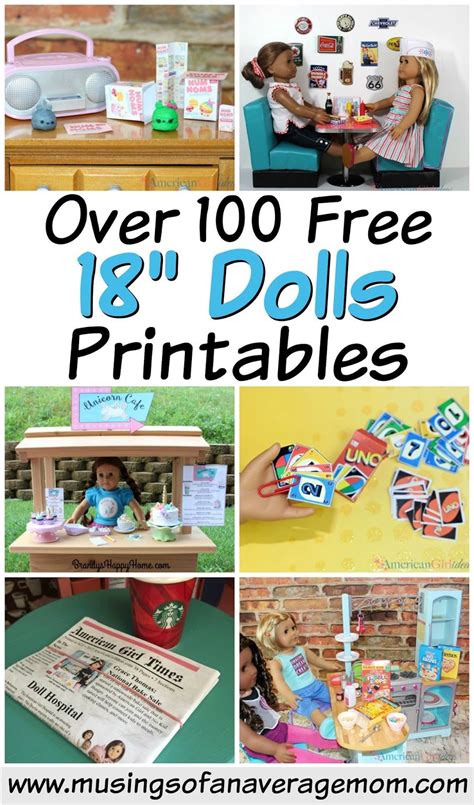 100 Free 18 Doll Printables American Girl Doll House American Girl