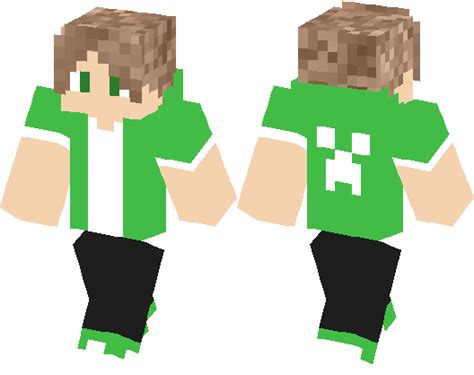 Cool Green Boy Minecraft Skin Minecraft Hub