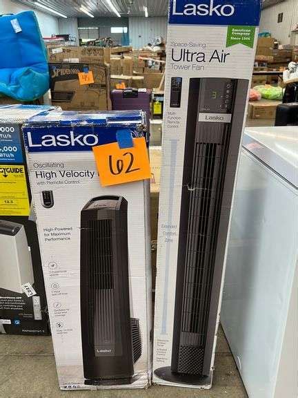 2 Lasko Fans In Boxes Earls Auction Company