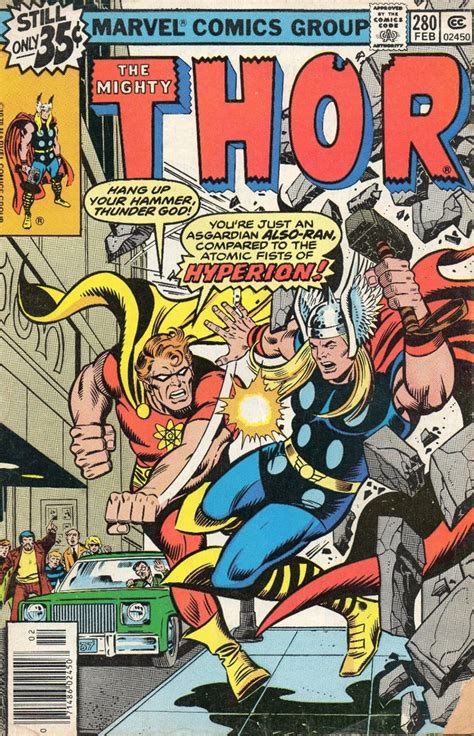 Vintage 1970s Comic Book The Mighty Thor Marvel Comic Books Marvel