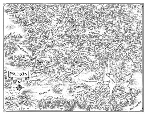 Map Of Faerun By Mikeschley On Deviantart