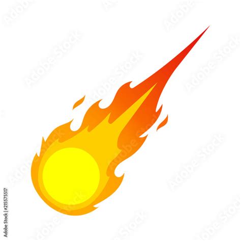 Fireball Illustration Vector Stock Image And Royalty Free Vector