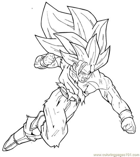 Choose from the best free dragon ball z coloring pages and print them out. Dragon Ball Z Goku Super Saiyan Coloring Pages at ...