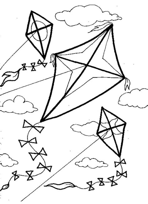 Wind Coloring Sheet Coloring Pages